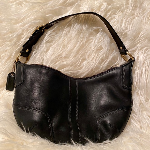 Coach Handbags - Black Leather Coach Purse